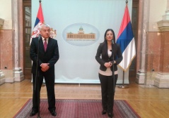 8. мај 2015. Конференција за новинаре председнице Одбора за одбрану и унутрашње послове Марије Обрадовић и председника Одбора за безбједност Народне скупштине Републике Српске Миланка Михајлице